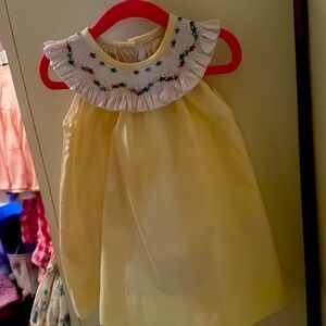 The Beaufort Bonnet Company yellow 2T sun dress